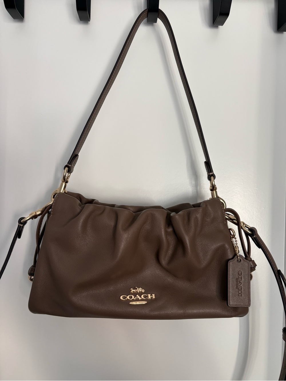 Coach Faye Shoulder Bag in Stone